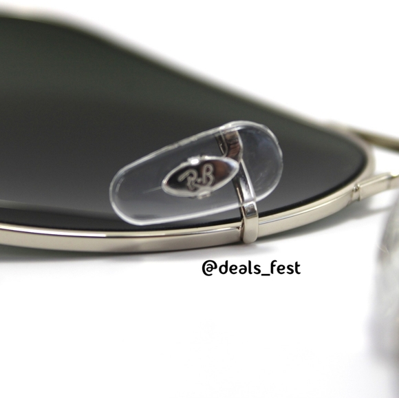 Model Display RayBan Aviator Silver RB3025 Mirror - Picture 13 of 17